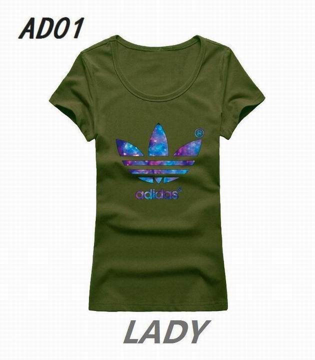 Adidas short round collar T woman S-2XL-019